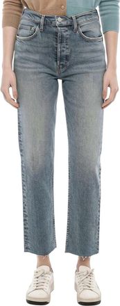 Re/Done Blue Straight High Rise Jeans