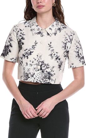 Rebecca Taylor Emblem Fleur Print Top