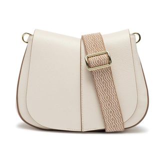Gianni Chiarini Cross Body Bags, female, White, Size: ONE SIZE Helena Round