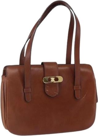 Celine Pre-owned Handbags, female, Brown, Size: ONE SIZE Pre-owned Vintage Handbag