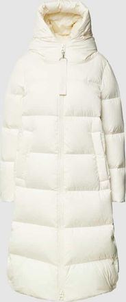 Marc O'Polo Daunenmantel mit Kapuze in Offwhite, Gr&ouml;&szlig;e 36