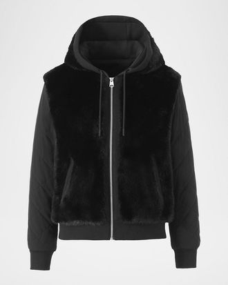 Mackage Gwendal Reversible Hooded Faux-Fur Jacket