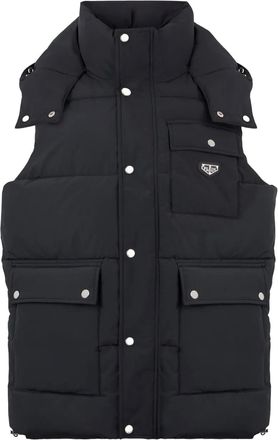 Philipp Plein Gilet con cappuccio - Nero