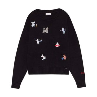 ottod'Ame Maglia Girocollo - - Knitwear - Donna - Nero - L