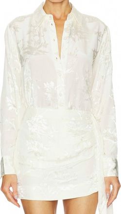 Hemant & Nandita Oversized Shirt In White