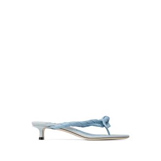 Jimmy Choo London Heeled Mules, female, Blue, Size: 8 1/2 US Shoes Jimmy Choo