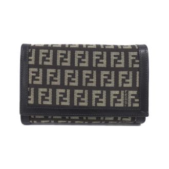 Fendi Brown Canvas Wallet (Bi-Fold) (Pre-Owned)