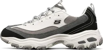 Skechers DLites 1.0 Low-Top Running Shoes Black/Grey 237153-BKGY