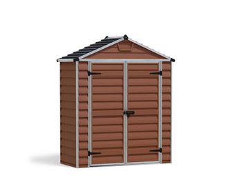 Palram Palram - Canopia Skylight Casetta Da Giardino In Policarbonato 90x185x217 Cm Ambra