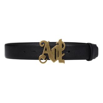 Palm Angels Cintur&oacute;n de piel con efecto vintage - Accessories - unisex - Negro - ONE SIZE