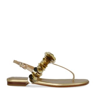 Michael Kors SANDALO INFRADITO LORETTA ORO MICHAEL KORS