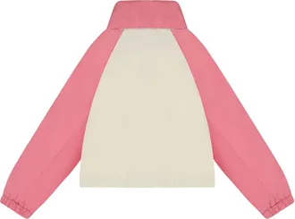 Moncler Girls Enabish Full Zip Jacket Pink Polyamide