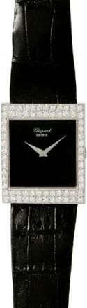 Chopard Voldoende lederen horloges - Dames - Vintage Horloges - Zwart - ONE Size - Leer - Vintage