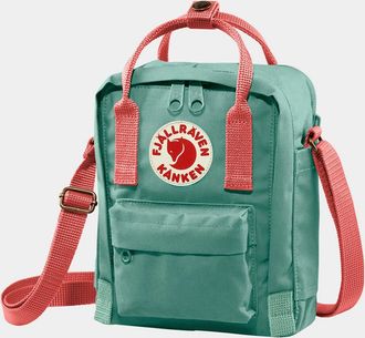 Fjällräven Womens Fjallraven Kanken Sling - Frost Green/Peach Pink 664-319 - Blue - Size: ONE size