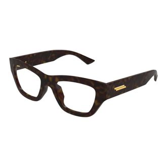 Bottega Veneta Glasses, unisex, Brown, Size: 49 MM Optical Frame