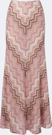 Missoni Zigzag knitted maxi skirt
