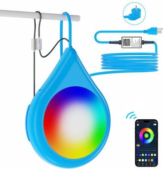 OEM Luz Led Para Piscina De 15 W, Ip68, Impermeable, Subacu&aacute;tica, Con Cambio De Color Para Piscinas Elevadas, Con Control Por Aplicaci&oacute;n