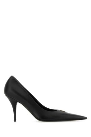 Balenciaga Black Leather Heels