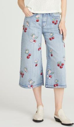 Free People Amie Denim Culottes in Light Wash at Nordstrom Rack, Size 29