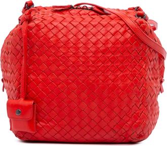 Bottega Veneta Pre-owned Bottega Veneta Nappa Intrecciato Cube Shoulder Bag Ladies B00212865R