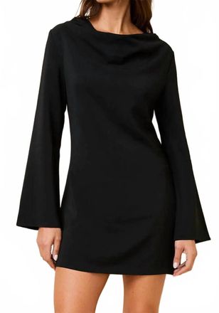 Solid & Striped The Nili Mini Dress In Noir