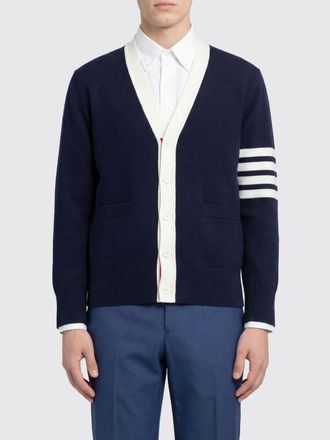 Thom Browne Cardigan in misto cotone con stemma Thom Browne