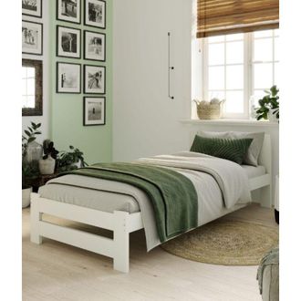 OEM Cama De Madera Blanca - 80x200 Arizona