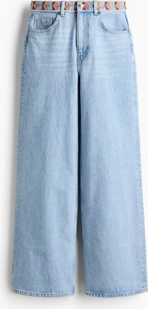 H&M Wide Ultra High Jeans - Blue