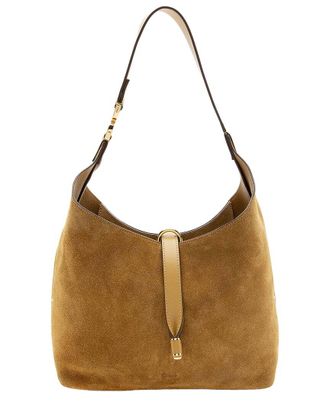 Chlo&eacute; Beige Suede Marcie Small Hobo (Authentic Pre-Loved)