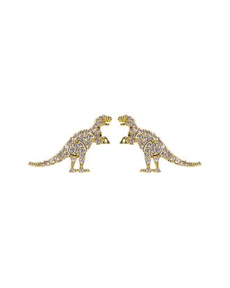 Eyecandy LA Eye Candy La T-Rex Cz Crystal Earring