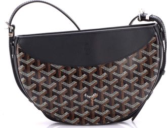 Goyard Hirondelle Shoulder Bag Coated Canvas and Leather