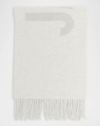 Jacquemus Jacquard Logo Wool Scarf