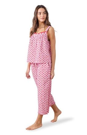 Printfresh Back to Bed Cropped Set in Pink Macaron at Nordstrom, Size X-Large