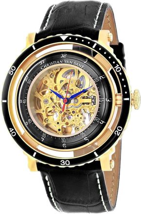 Christian Van Sant Mens Gold dial Watch