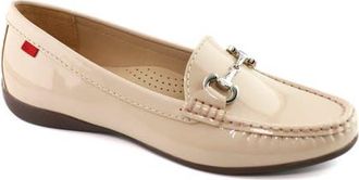 Marc Joseph New York Carter Road Slip On Leather Buckle Loafer in Nude Soft Patent at Nordstrom, Size 9.5
