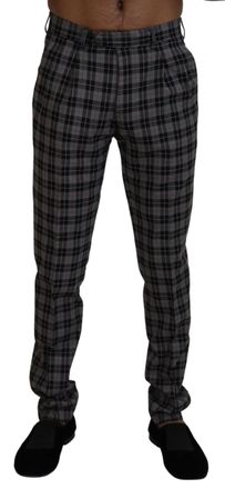 Bencivenga Checke Slim Fit Men Mens Pants