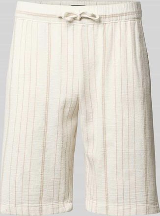 Mc Neal Bermudas mit elastischem Bund und Eingrifftaschen in Kitt, Gr&ouml;&szlig;e XXXL