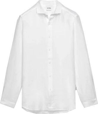 Sundek Casual Overhemden - Heren - Casual Overhemden - Wit - 2XL - Linnen - Overhemden
