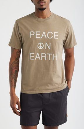 Museum of Peace and Quiet Earth Graphic T-Shirt in Sepia at Nordstrom, Size X-Large
