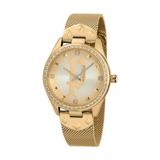 Police Gouden Roestvrij Stalen Kwarts Analoge Horloge - Dames - Horloges - Geel - ONE Size - Accessoires