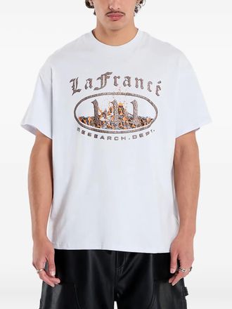 Puma La Franc&eacute; graphic T-shirt - men - Cotton/Recycled Cotton - L - White