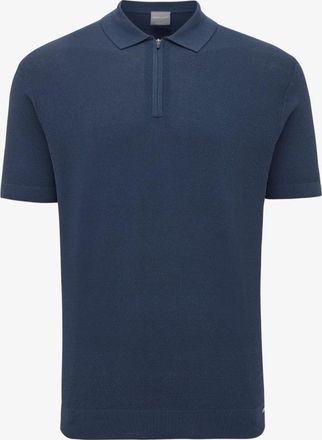 Gentiluomo Polo Zip | Blauw