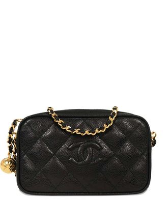 Chanel 1992 quilted mini bag - Black