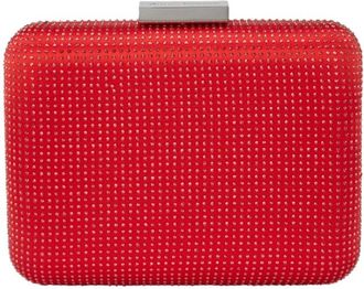 Anna Cecere Bolso de mano con pedrer&iacute;a - Bags - Mujer - Rojo - ONE SIZE
