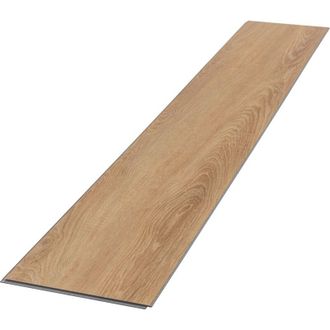 ML Design ML-Design Pavimento in PVC Parquet Vinile Deluxe Marrone Chiaro Quercia a Click 21 pezzi 122x18 cm 4,5m&sup2; 4,2mm Listoni Laminati a Incastro