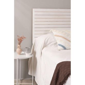 Regalos Miguel Muebles - Cabecero Ribbon Madera Para Camas De 105 Y 90 Cm - Blanco