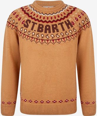 MC2 Saint Barth Pullover mit Rundhalsausschnitt aus Wolle und Viskose Heron