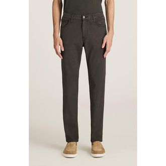 Mavi Steve Athletic Luxe Twill Pants in Ash Luxe Twill at Nordstrom, Size 33 X 30