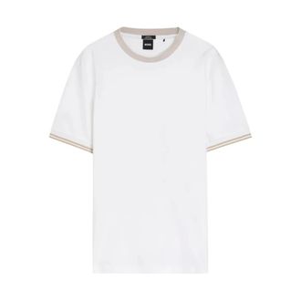 HUGO BOSS Hugo, T-Shirts, male, White, Size: XL H Tessler 238 T-shirt