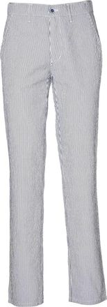 Club Of Comfort Slim Fit Stretch Pants With Vertical Pinstripe Design